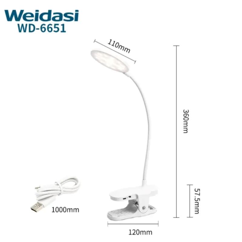 چراغ مطالعه ویداسی مدل WD_6651